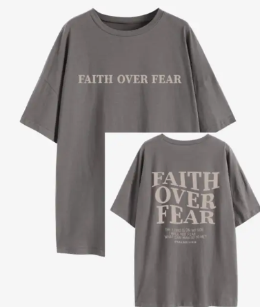 Salmones Faith Over Fear T-Shirt