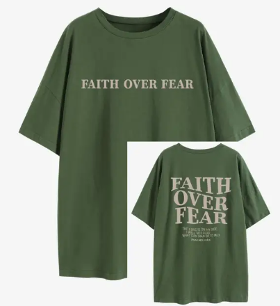 Salmones Faith Over Fear T-Shirt