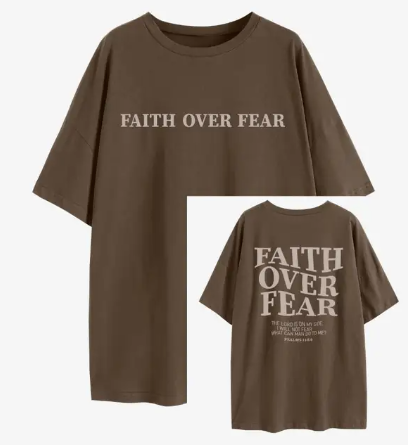 Salmones Faith Over Fear T-Shirt